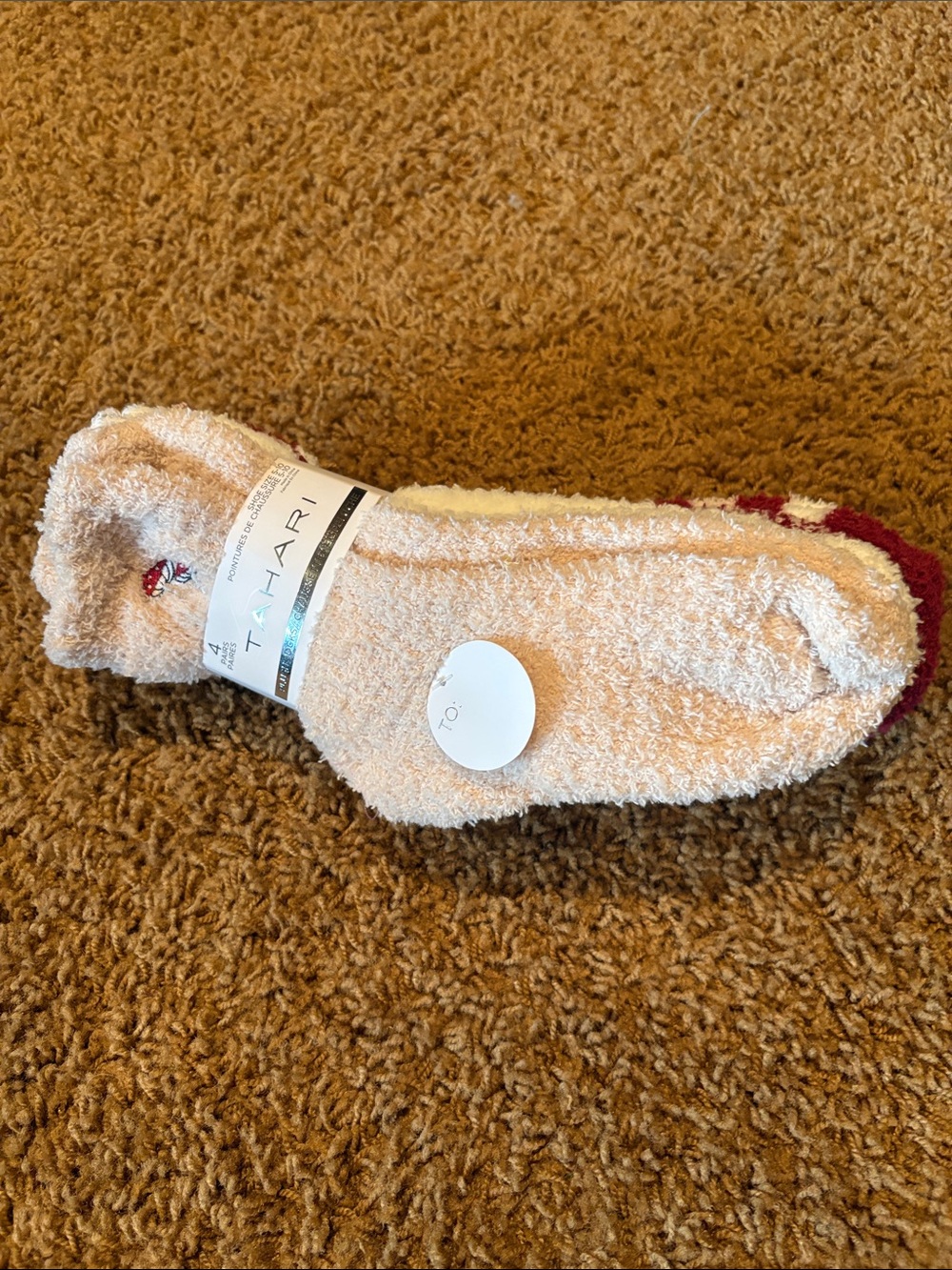 4-Tahari- Fuzzy Cozy Socks